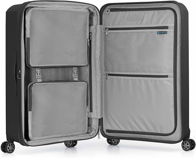 Traveler's Choice Pagosa Hardshell Expandable Luggage with Spinner Wheels, Black, 3-Piece Set (22/27/30) - Image 8
