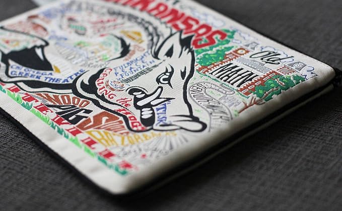 catstudio University of Arkansas Collegiate Zipper Pouch Purse | Holds Your Phone, Coins, Makeup, Dog Treats, & Tech Tools - Image 4