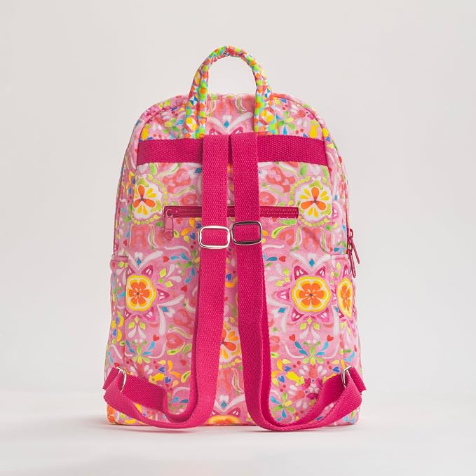 Maison d' Hermine Backpack for Women Men Cotton Shoulder Multipurpose Rucksack with Small Pouch Lightweight Multi Pocket Bag for Travel Work Beach Perfect for Spring Summer (Summer Vibes) - Image 8