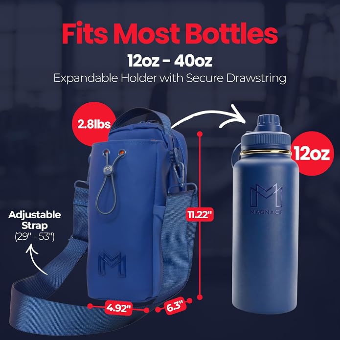 MAGNACE Magnetic Gym Bag Bundle, 3-in-1 Set with Water Bottle Holder, Magnetic Pouch, Towel & Sling Bag – For Men & Women - Image 5