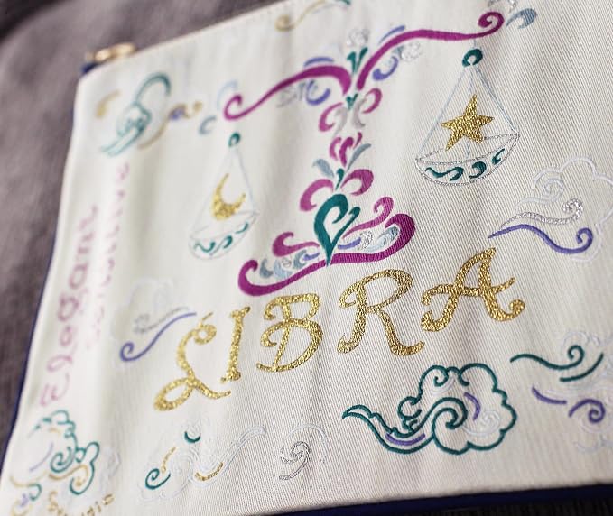 Catstudio Astrology Zipper Pouch, 5x7 Travel Toiletry Bag, Makeup Bag, Dog Treat Pouch, or Travel Purse - Image 3