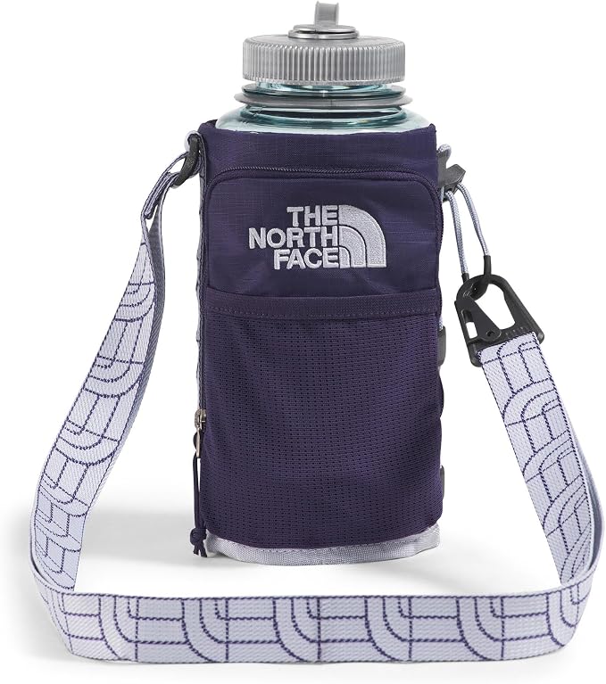 The North Face Borealis Water Bottle Holder - Adjustable Strap, Water-Repellent Finish, External Pocket with Key Hook, Eternal Purple/Blue Flax, One Size | Adjustable Strap, Water-Repellent Finish, External Pocket by Unknown