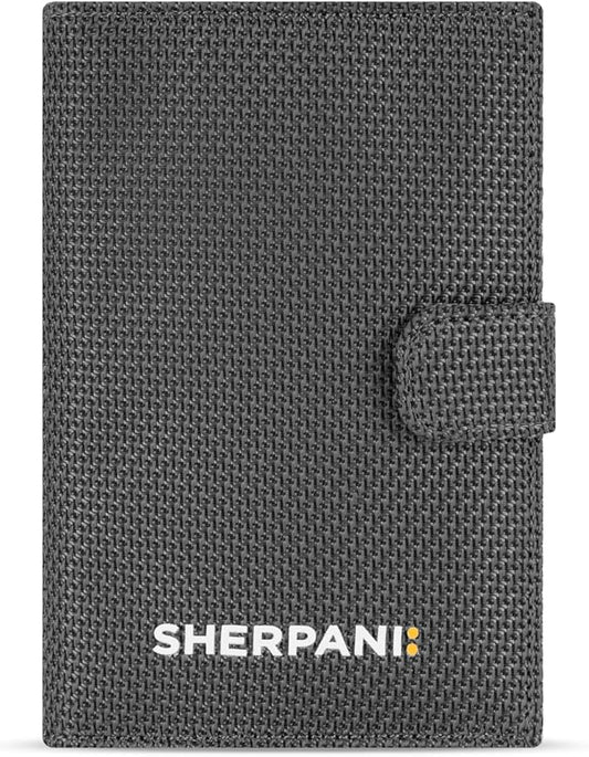 Sherpani Vienna, RFID Blocking Passport Holder, Travel Passport Cover Wallet, Travel Documents Organizer Protector, Travel Gift (Granite) by SHERPANI