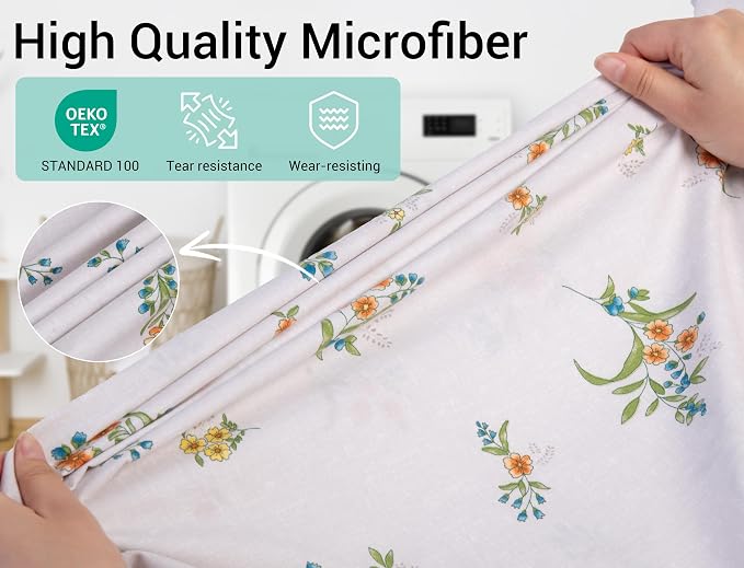 ZPECC Bulk Travel Laundry Bag,Extra Large Heavy Duty Laundry Bags 24 Pack,Washable Dirty Clothes Organizer for Commercial College Dorm Hotel Camping and Home Storage 30x40(Daisy) - Image 2