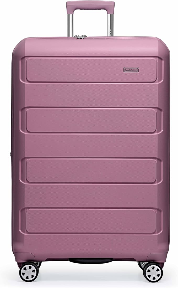 Traveler's Choice Pagosa Hardshell Expandable Luggage with Spinner Wheels, Mauve, 30-Inch Large - Image 2