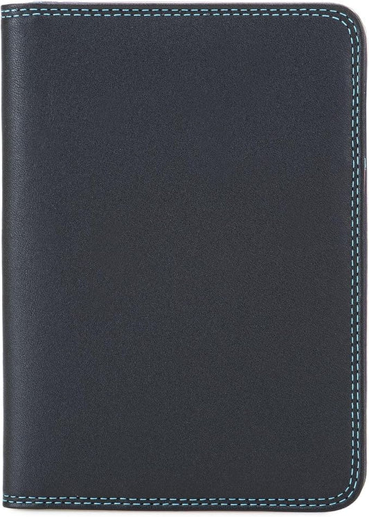 mywalit Leather Travel Passport Cover | Black Pace | 3 Cards, Notes And Transparent Passport Section by MywalitUSA