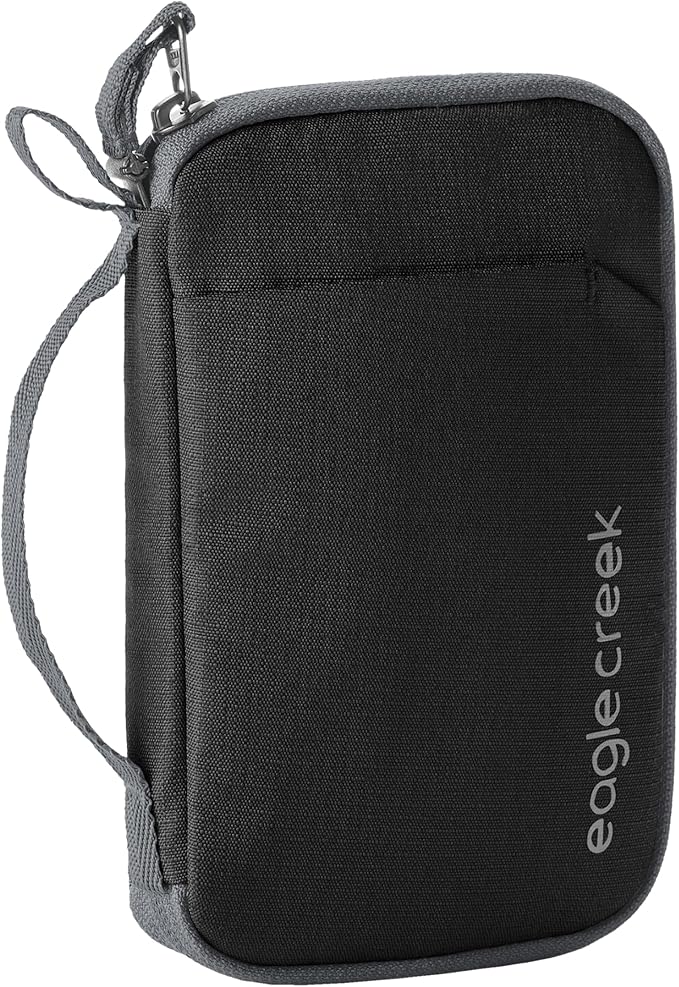 Eagle Creek Stash RFID Passport Wallet – Slim Travel Organizer with RFID Blocking – Secure Storage for Passport, Cards & Cash – Lightweight & Water-Resistant – Unisex – Black by EagleCreek