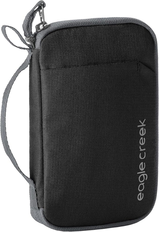 Eagle Creek Stash RFID Passport Wallet – Slim Travel Organizer with RFID Blocking – Secure Storage for Passport, Cards & Cash – Lightweight & Water-Resistant – Unisex – Black by EagleCreek