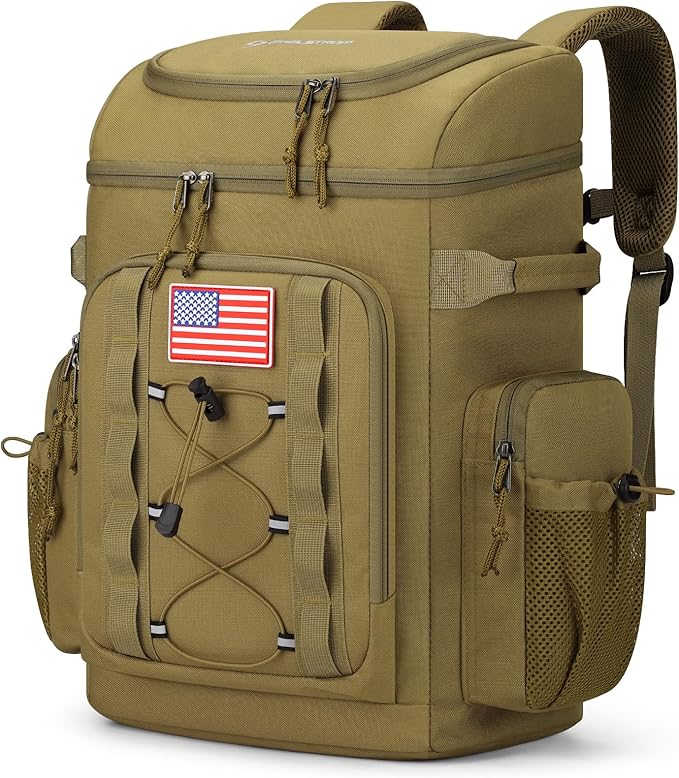 Maelstrom 35/50 Can Insulated Backpack Cooler, Leakproof Soft Lunch Ice Bag | Keeps Food Cold For 16h, Peva Liner, Durable Nylon, Ergonomic Padding. Perfect For Men, Women, Camping, Beach, Hiking, Travel by Maelstrom