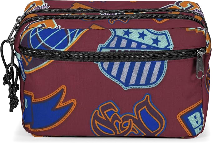 EASTPAK Mavis Toiletry Bag, 6 L - Clash Burgundy -Red, Clash Burgundy, One Size, MAVIS - Image 3