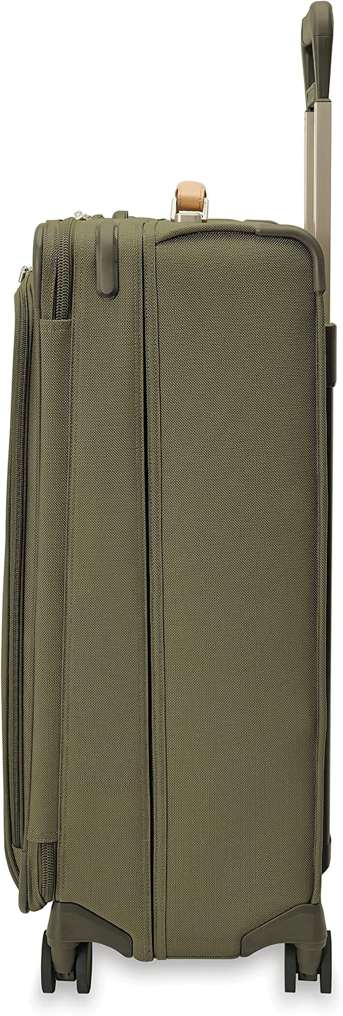 Briggs & Riley 29" Large Expandable Spinner - Checked Luggage for Travel, Suitcases with Wheels, Softside Rolling Bag for Men & Women, Self-Repairing Zipper - Baseline Collection, Olive - Image 16