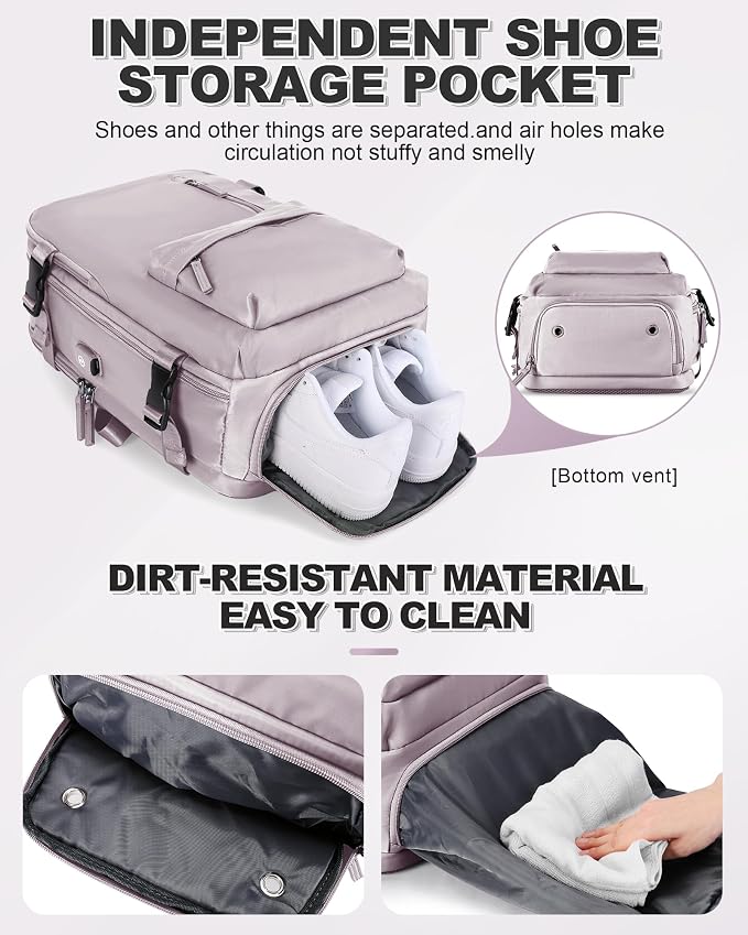VGCUB Vacuum Backpack Travel with Pump, Vacuum Seal Compression Bags Laptop Backpack Personal Item - Image 6