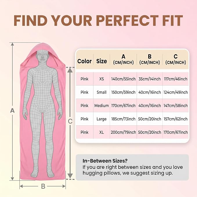 TailWaggers 2026 New Wearable Sleep Pod Hug Blanket, A Deeper Sleep Set, Portable Travel Nap Kit for Camping, Travel& Daily - Image 8