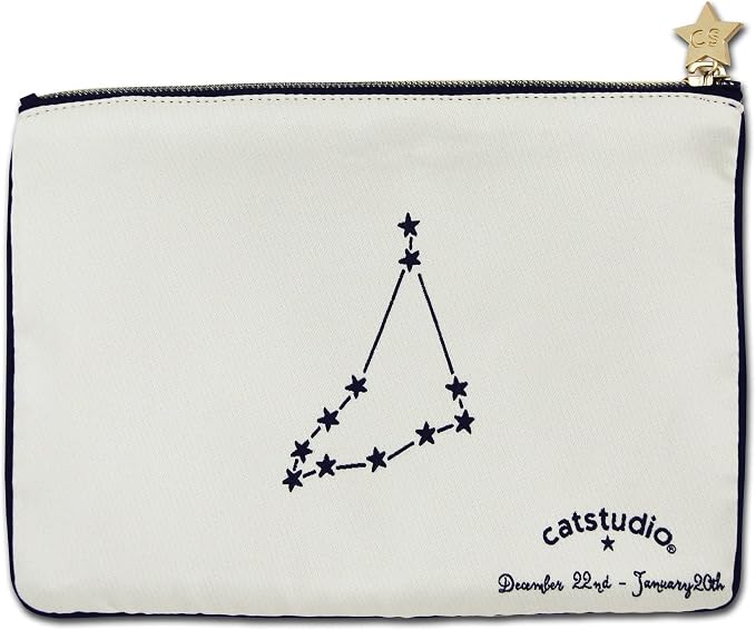Catstudio Astrology Zipper Pouch, 5x7 Travel Toiletry Bag, Makeup Bag, Dog Treat Pouch, or Travel Purse - Image 2