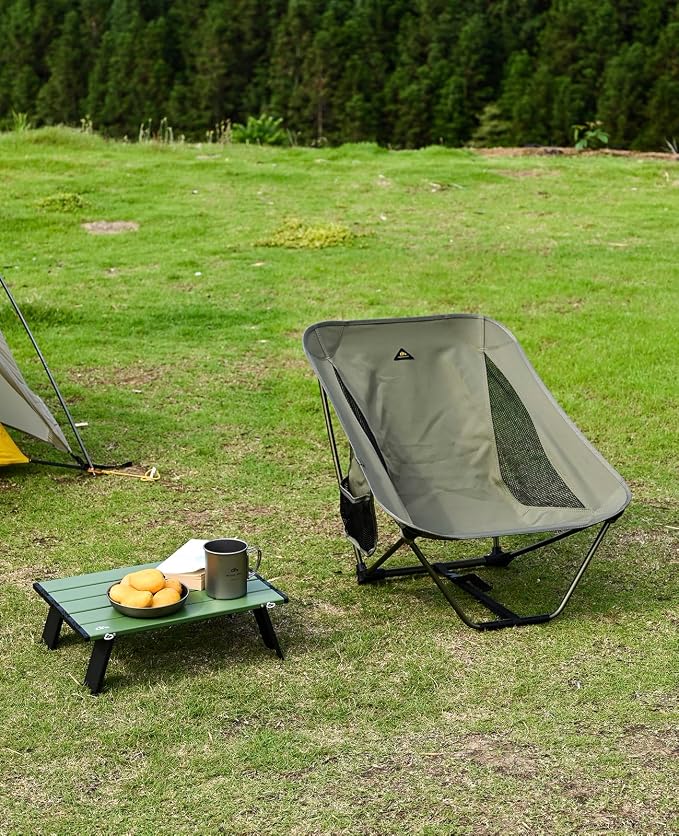 iClimb Ultralight Compact Mini Beach Picnic Folding Alu. Table with Carry Bag, Two Size (Green, S) - Image 8