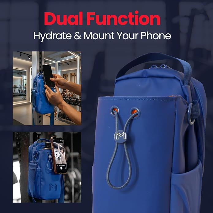MAGNACE Magnetic Gym Bag Bundle, 3-in-1 Set with Water Bottle Holder, Magnetic Pouch, Towel & Sling Bag – For Men & Women - Image 4
