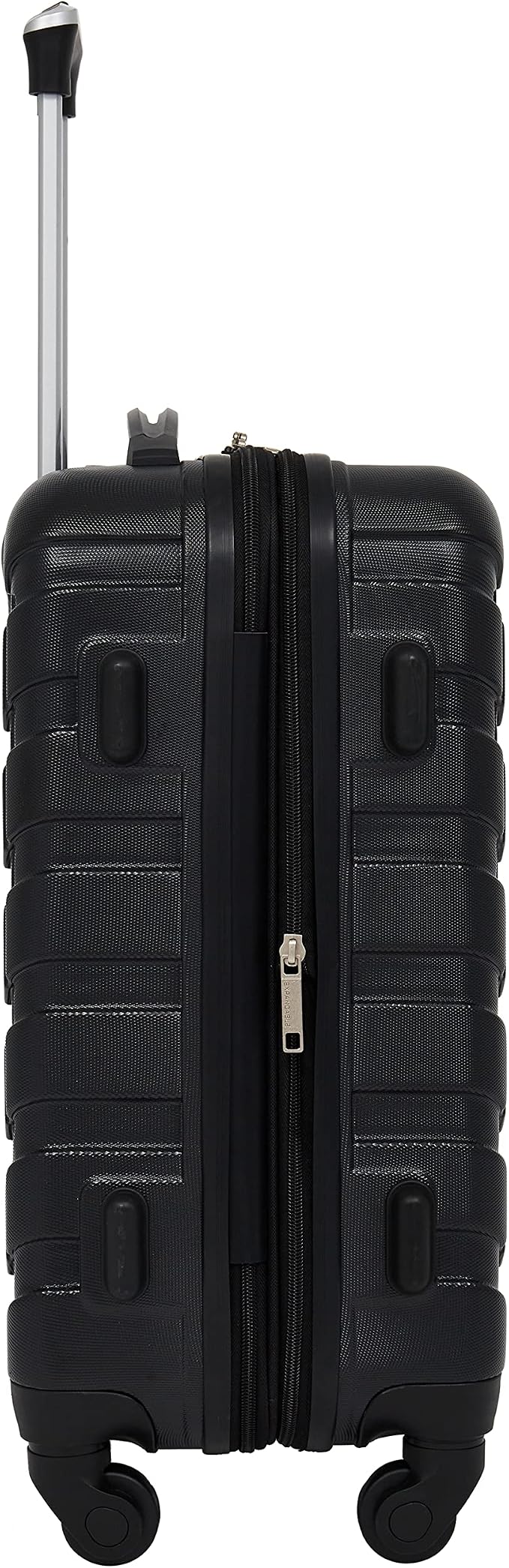 Wrangler 4 Piece Miami Luggage and Packing Cubes Set, Black - Image 8