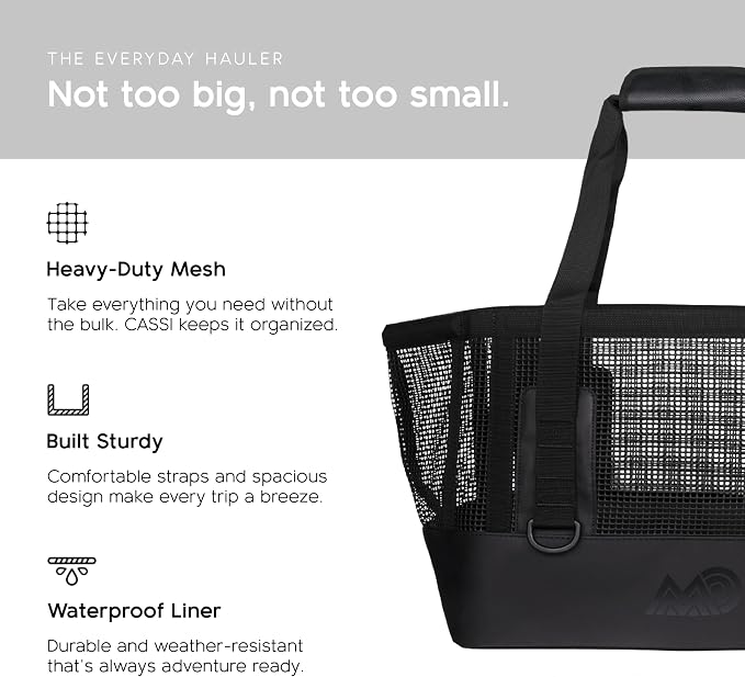 MISSION Boat Gear CASSI Heavy-Duty Outdoor Tote and Waterproof Marine-Grade Mesh Boat Bags - Image 3