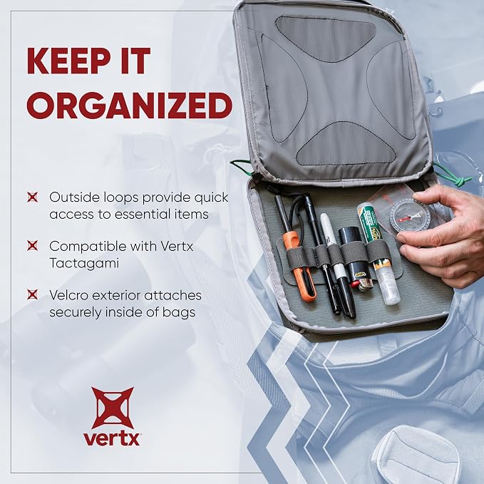 Vertx Pack Zip Pouch Organizer Insert Attachment for Backpack, Bag, Travel, Organization Pouches - Image 4