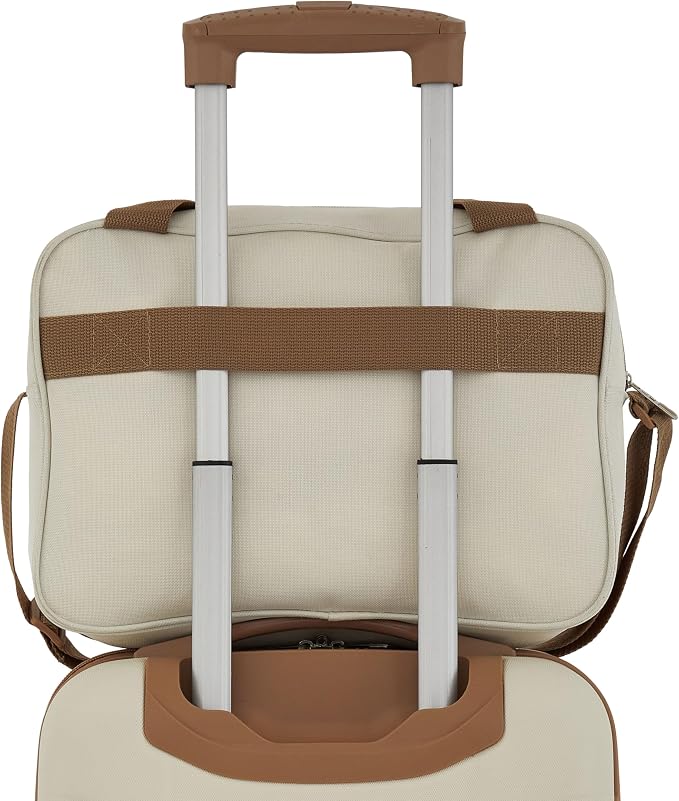 Travelers Club Midtown Hardside 4-Piece Luggage Travel Set, Vanilla - Image 4