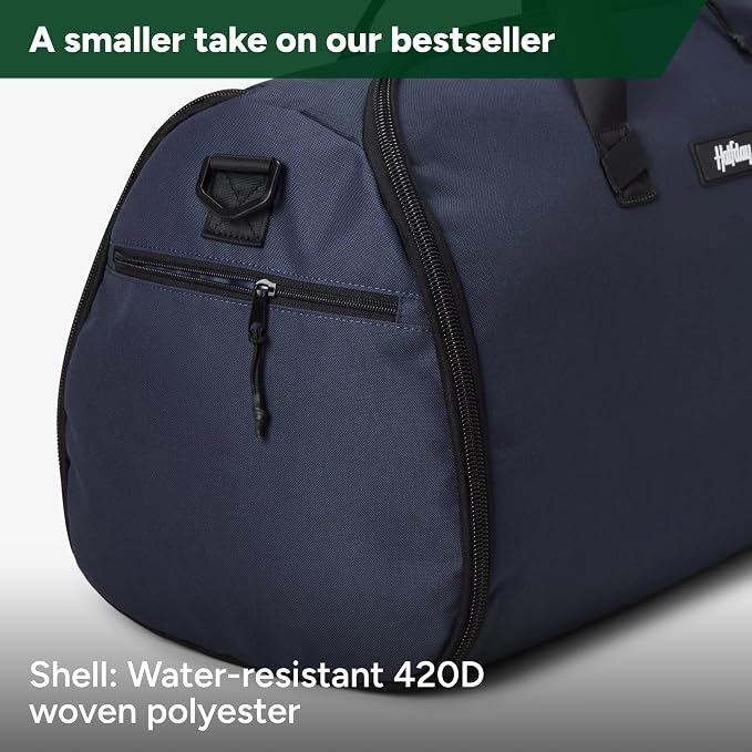 Halfday Convertible 2-in-1 Garment Duffel Weekender Bag 40L: Wrinkle-Free Travel (Hanging Suit Compartment, Shoe Pockets, Trolley Sleeve), Durable & Water-Resistant Carry-on, Marine - Image 5