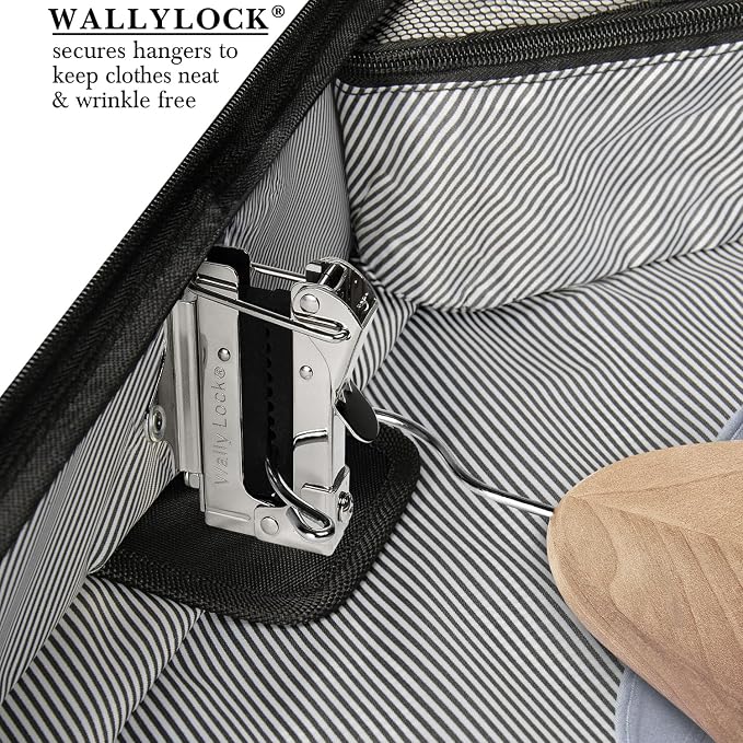 WallyBags Solutions 45" Premium Garment Bag with shoulder strap and pockets - Image 6