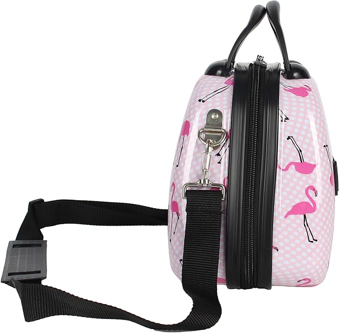 Betsey Johnson Hardside Cosmetic Case - Lightweight Small Size Hardshell Travel Hand Makeup Bag - Adjustable Shoulder Strap - Bag for Women and Girls - Multi-Functional Case - Image 3