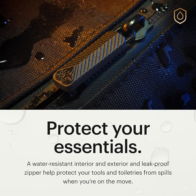 MANSCAPED® The Shed 2.0 Toiletry Bag, Premium Quality Men's Travel Bag, Stylish Organization and Hassle-Free On-The-Go Kit, Water-Resistant to Protect Your Grooming Tools & Accessories - Image 3