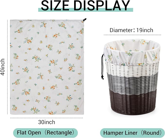 ZPECC Bulk Travel Laundry Bag,Extra Large Heavy Duty Laundry Bags 24 Pack,Washable Dirty Clothes Organizer for Commercial College Dorm Hotel Camping and Home Storage 30x40(Daisy) - Image 4