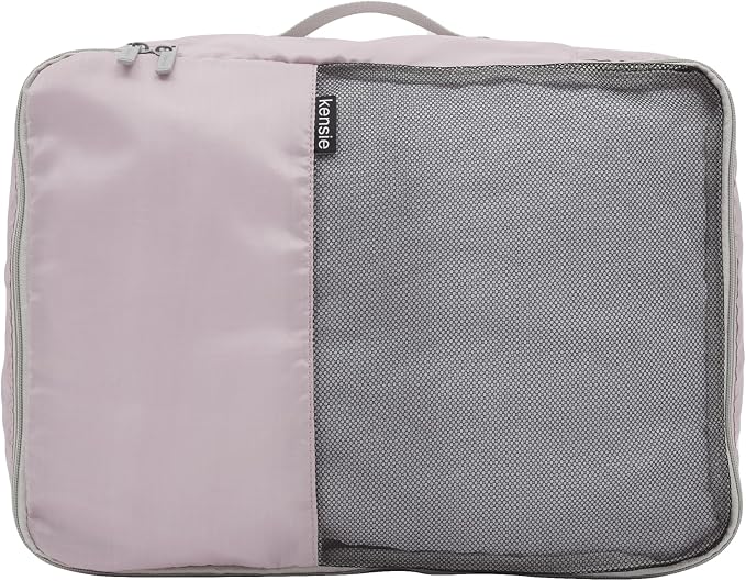 kensie Women's Hillsboro Luggage & Travel Bags Set, Burnished Lilac, 4 Piece Set - Image 8