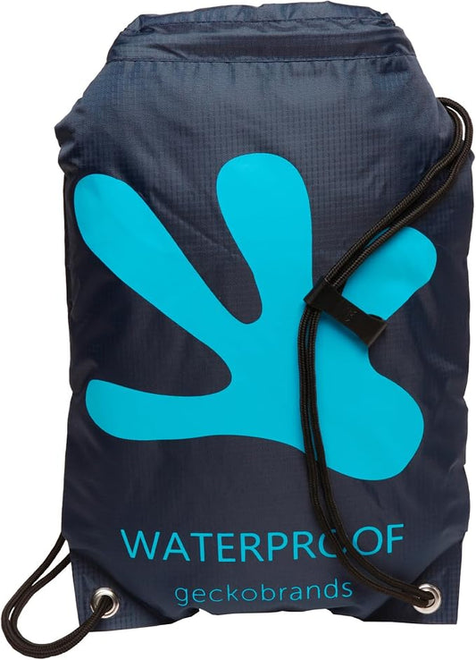 geckobrands Embark 10L Drawstring Backpack – Waterproof, Lightweight Dry Bag for Beach, Hiking, and Light Water Activities by geckobrands
