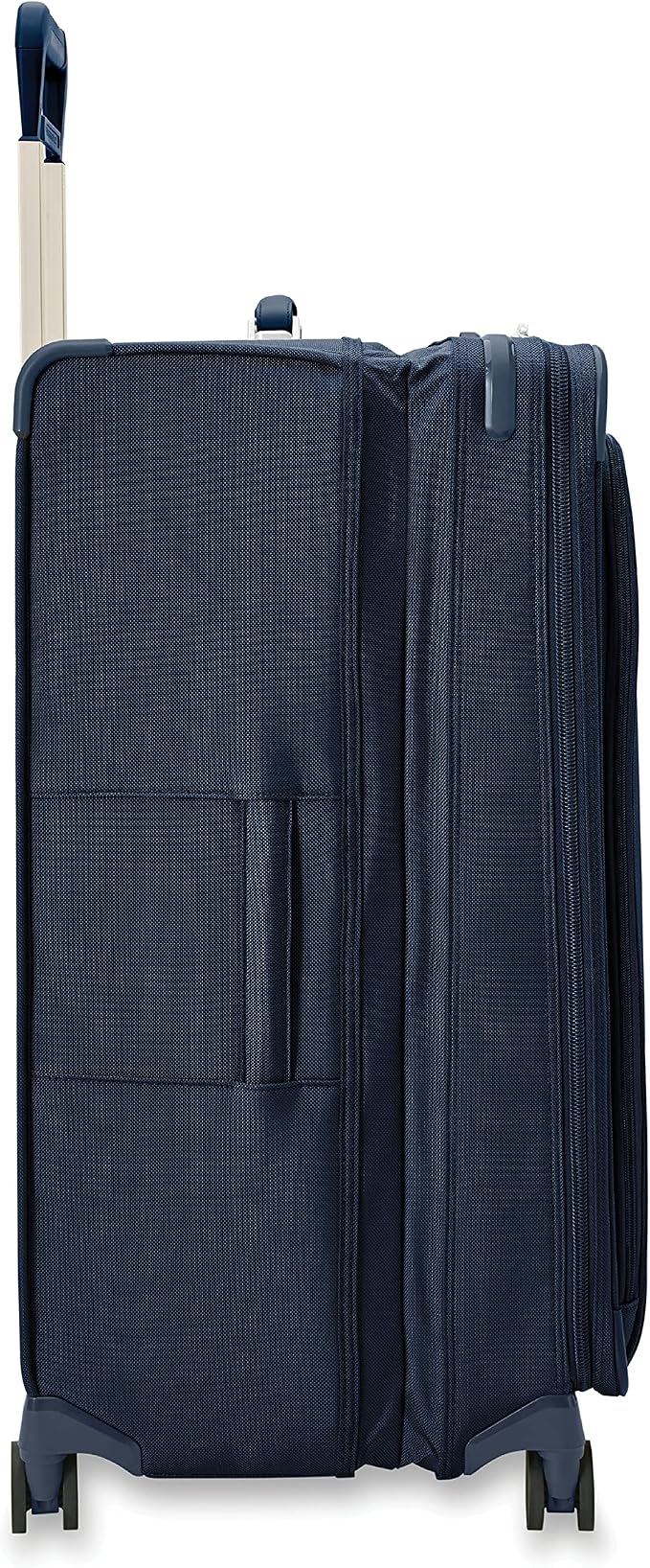Briggs & Riley 31" Extra Large Expandable Spinner - Checked Luggage for Travel, Suitcases with Wheels, Softside Rolling Bag for Men & Women, Self-Repairing Zipper - Baseline Collection, Navy - Image 15