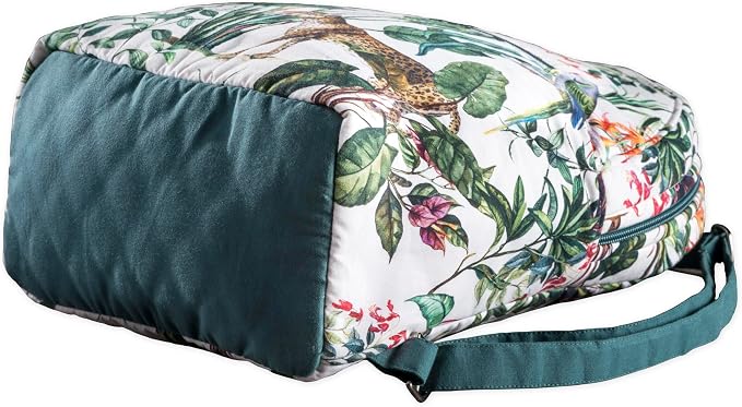 Maison d' Hermine Backpack for Women Men Cotton Shoulder Multipurpose Rucksack with Small Pouch Lightweight Multi Pocket Bag for Travel Work Beach Perfect for Spring Summer (Wild) - Image 8
