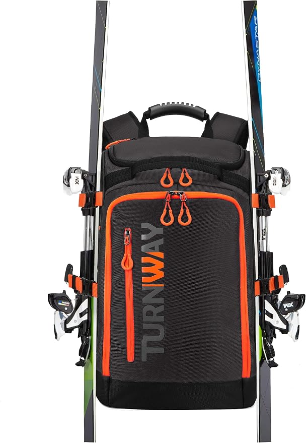 TurnWay Ski/Snowboard Boot Backpack/Ski Boot Backpack | Excellent for Store All Gear | Travel with Waterproof Exterior, Reflective Strip for Men, Women and Youth - Image 7