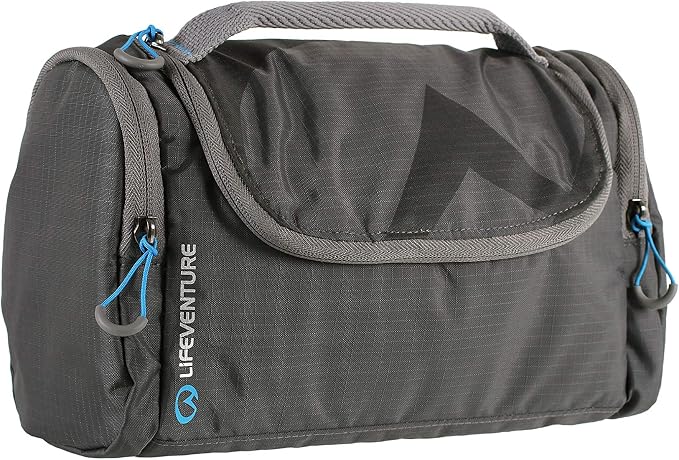 Lifeventure Hanging Wash Bag (Grey) by Lifeventure