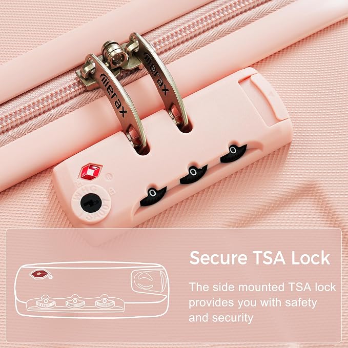 4 Pcs Sets ABS Hardshell Luggage Set Spinner Wheel Suitcase TSA Lock Suit Case - Image 2
