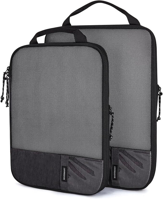 BAGSMART 6 Set /4 Set/2 Set Compression Packing Cubes for Travel, Lightweight Luggage Organizer Bags, Durable Space Saver Bags Travel Essentials by BAGSMART