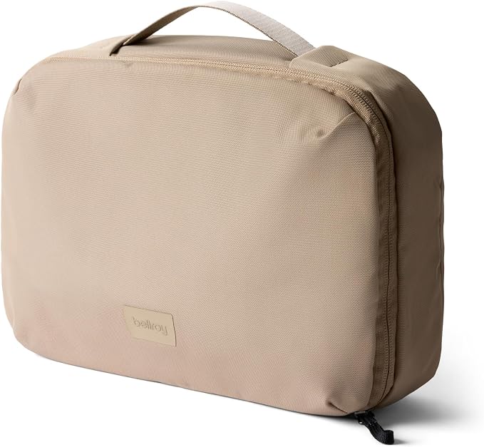 Bellroy Hanging Toiletry Kit Plus (8 Liter Travel Hanging Toiletry Bag) - Stone by Bellroy