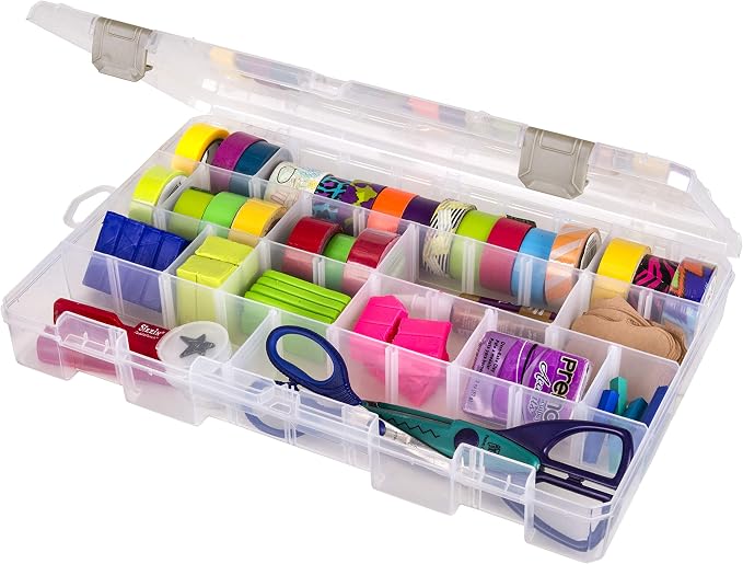 ArtBin Super Satchel Double Deep with Dividers and ArtBin 5004AB Large Solutions Box with Dividers - Image 5