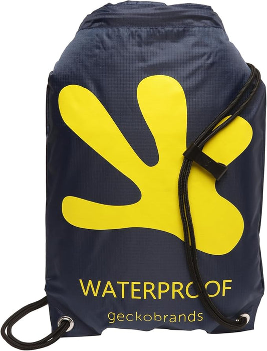 geckobrands Embark 10L Drawstring Backpack – Waterproof, Lightweight Dry Bag for Beach, Hiking, and Light Water Activities by geckobrands