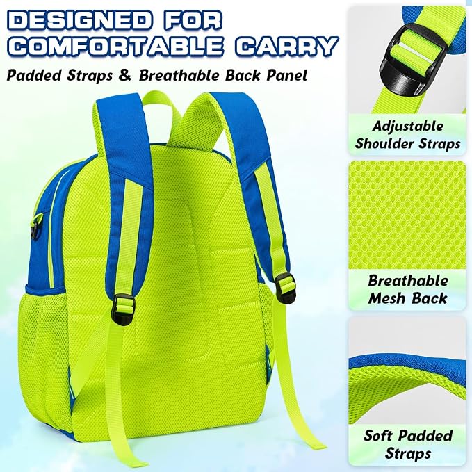 WAWSAM Kids Swim Bag for Swimmers, Beach Gym Bag with Wet Dry Shoes Compartments - Image 5