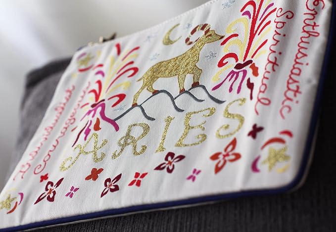 Catstudio Astrology Zipper Pouch, 5x7 Travel Toiletry Bag, Makeup Bag, Dog Treat Pouch, or Travel Purse - Image 3