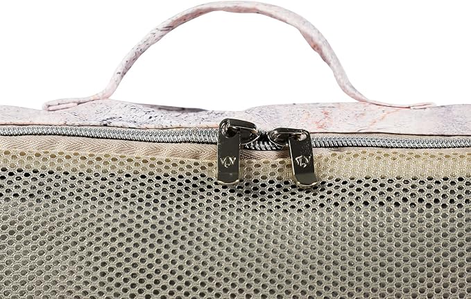 Traveler's Choice Cloverland Packing Cubes 5 Piece Set, Marble Pink - Image 3