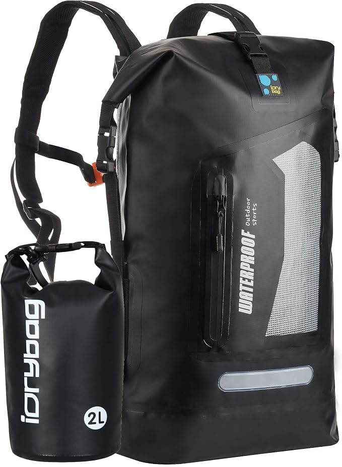 IDRYBAG Waterproof Backpack for Men 20L/30L/40L, Floating Dry Bag Kayak, Dry Backpack Hiking by iDrybag