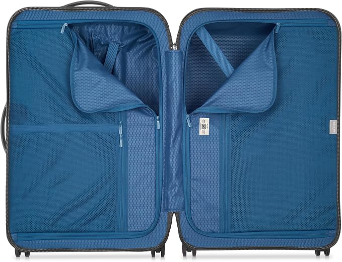 DELSEY PARIS Turenne Hardside Luggage with Spinner Wheels, Black, 2-Piece Set with Soft Pocket (19/27) - Image 5