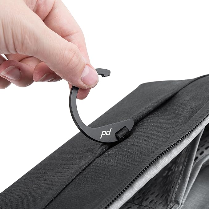 Peak Design Small Wash Pouch, Black, Weatherproof Travel Toiletry Bag, Upright or Hanging Toiletry Kit with Pockets, Magnetic Toothbrush Pocket, Wide UltraZip Opening, Toiletry Bag for Men and Women - Image 5