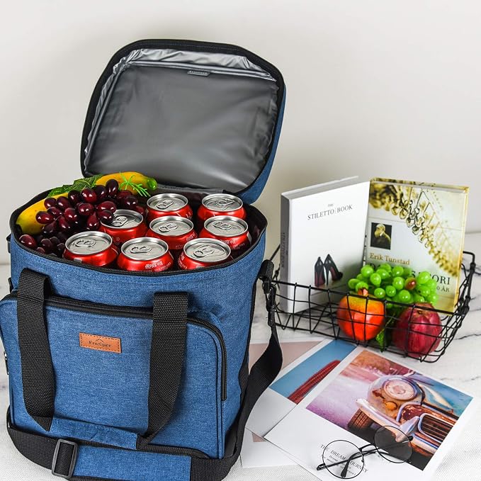 Insulated Wine 3 or 6 Bottle Carriers Tote Travel Cooler Gift Bag For Airplane Liquor With Padded Shoulder Strap - Image 9