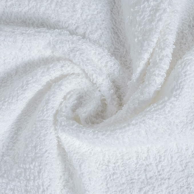 100% Cotton Washcloths 24 Pack (12x12 Inches) Soft, Highly Absorbent Washcloth, Face Towels, Wash Cloths for Face, Ring Spun, Bulk Pack (Navy Blue/White) - Image 7