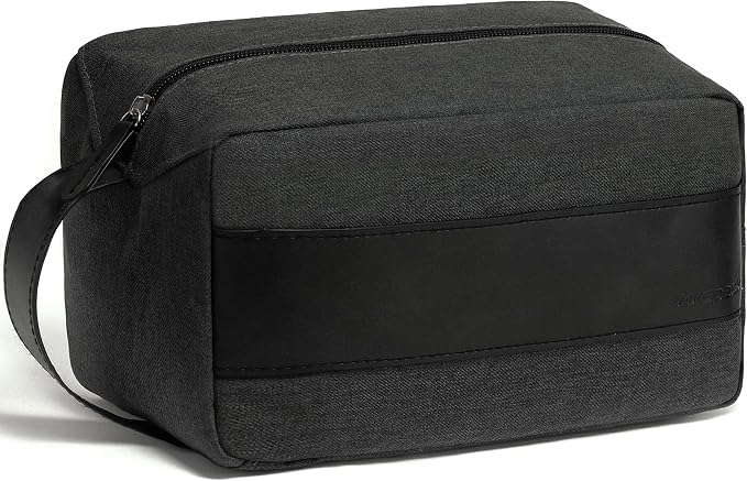 Vorspack Toiletry Bag for Men - Water Resistant Travel Bag for Toiletries, Bathroom Essentials, Travel Accessories, Gifts - Grey by Vorspack