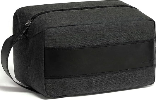 Vorspack Toiletry Bag for Men - Water Resistant Travel Bag for Toiletries, Bathroom Essentials, Travel Accessories, Gifts - Grey by Vorspack